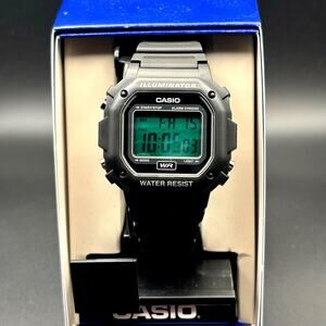 Custom Casio F108WH Teal Glow Edition with Teal Light Filter NIB